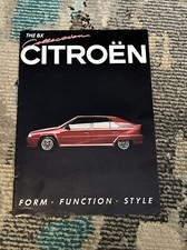 1989 Citroen BX Brochure Form