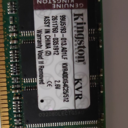 Kingston kvr 512 ddr - kvr, sdram