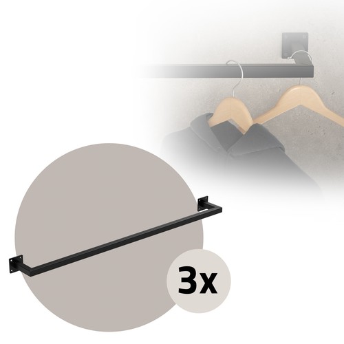 Tringle vêtement - 3x, á