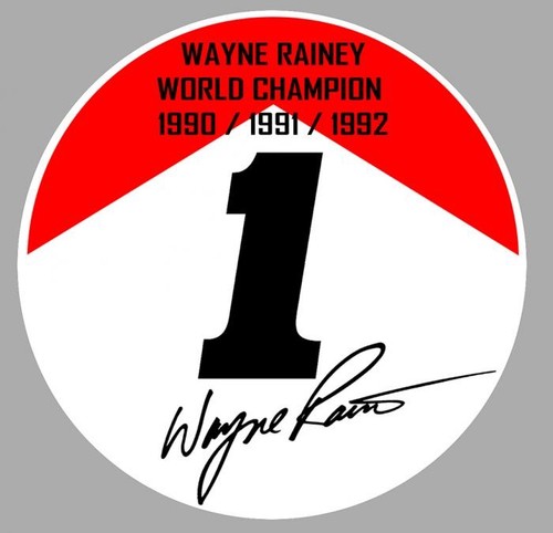 Sticker wayne rainey - sticker,