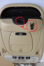 JAGUAR S TYPE XJ8 OVERHEAD CONSOLE DOME ROOF LIGHT SUNGLASS BIN HOLDER LATCH OEM