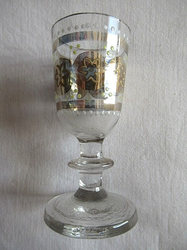 Verre liqueur decor - à,