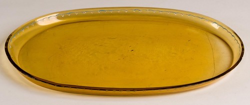 Plat cristal émail - cristal/Émail, annÉes