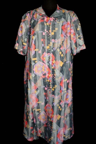 Robe géométrique vintage - robe,