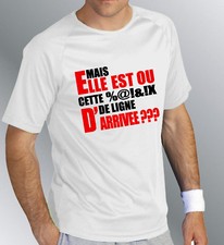 Tee shirt sport ligne arrivée
