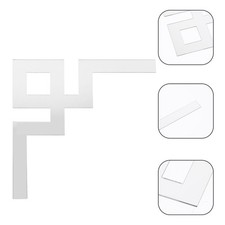  4 Pcs Miroir Autocollant