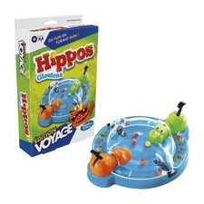 Hippos gloutons Voyage, jeu de société de voyage pour 2 joueurs, des 4 ans, Hasb