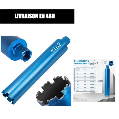 Trépan diamanté 162 - , mm
