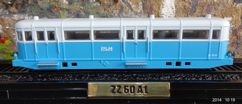 Autorail plm bleu et - zz, plm,
