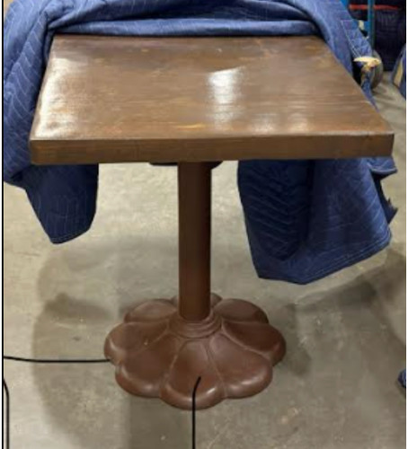 Vintage cast iron - cast, pedestal