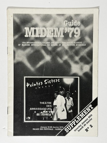 Midem guide dépliant original - guide,