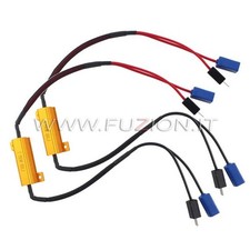H1 H3 PLUG & PLAY RESISTORS LED SPY SHUTTERS CANBUS NO ERROR PRO QUALITY FUZION