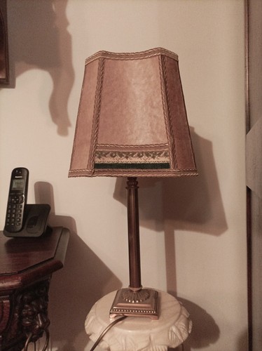 Lampe laiton avec abat - laiton,