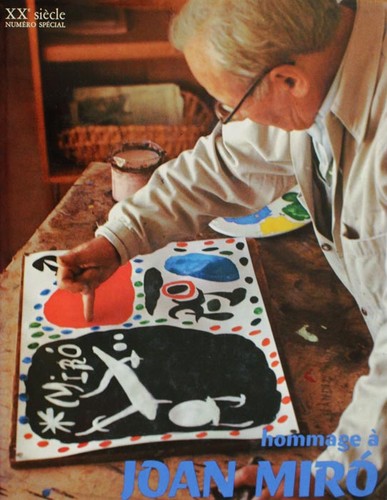 Joan miró livre hommage à - joan, livre,
