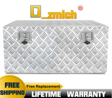 Boîte de rangement Alu avec Serrure Caisse à outils Malle de transport 190L