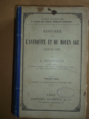 Ancien livre ecole histoire - d'ecole,