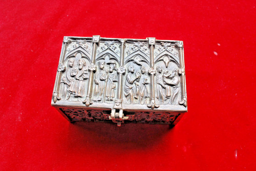 Boite bronze décor de - bronze,
