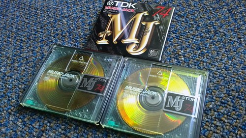 Minidisc tdk music jack - minidisc,