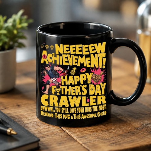 Dungeon crawler mug happy - crawler,