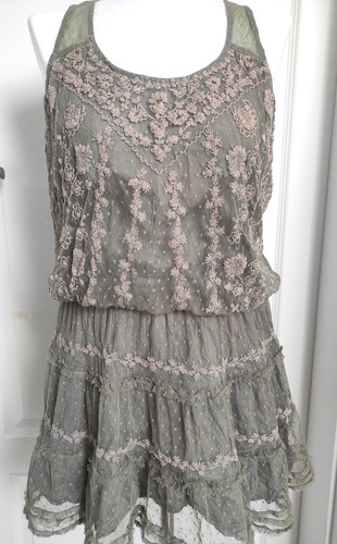 Robe rene derhy - kaki, maille