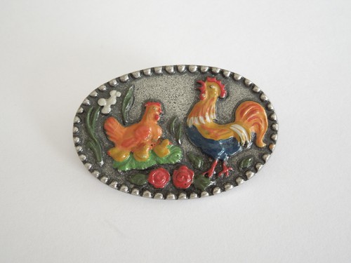 Broche vintage kühn étain - broche,