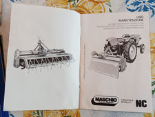 materiel pour tracteur MASCHIO FRESATRICI ZAPPATRICI maintenance notice