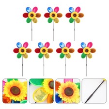  Moulins à vent de jardin décoratifs pour enfants, 7 pièces, jouets de couleur