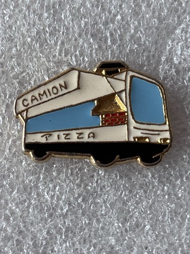 Pin camion pizza remorque - pizza,