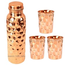 Bouteille d'eau 100 % cuivre