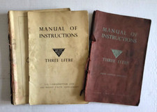 ALVIS THREE LITRE / Manual of