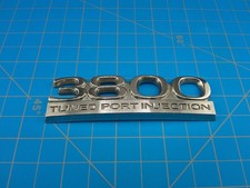 GM 3800 Tuned Port Injection Emblem Badge OEM 52363450 Buick Regal 3.8L