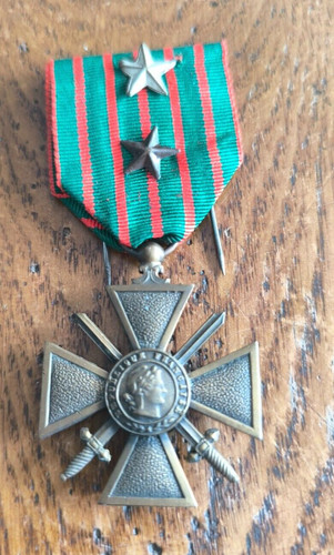 Médaille croix guerre - médaille, 1914