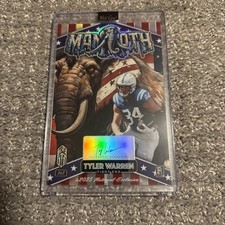 2024 WILD CARD TYLER WARREN MAMMOUTH TRUE 1/1 AUTO 4x6 CARD