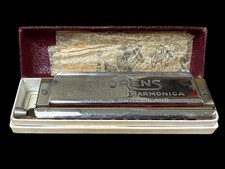 Vintage c1930 Thorens Professional Chromatic Harmonica #12 - In Box w Paperwork