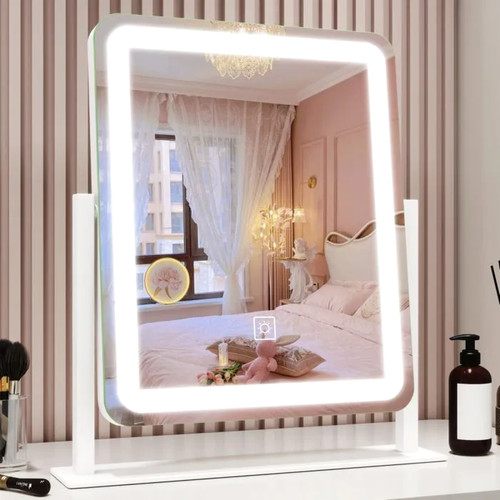 Miroir maquillage led 33x38cm - maquillage,