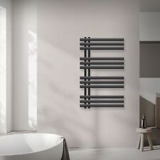 Radiateur de salle de bain anthracite 60x100 cm porte sèche serviettes en acier