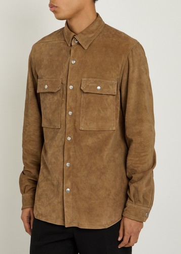 Chemise marron veste - , en