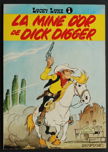 Lucky luke mine - mine, d'or