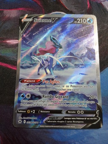 Carte pokemon suicune - carte,