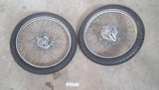 PAIR OF WHEELS 16 INCH MOPED BENELLI 50 G2 TEXTS MALANCA CIMATTI ETC ...