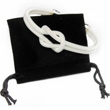 Bracelet Jonc Noeud Argent
