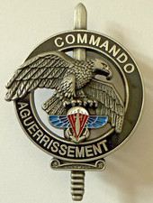 Special Forces Warning Commando Patent Para 2 RPIMA Silver