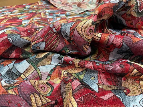 Tissu jacquard ameublement - tissu,