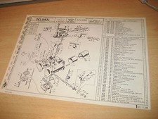 68-69 Alfa Romeo Giulia Super 1.6 GT 1600 Dellorto DHLA 40 Carburettor Plan