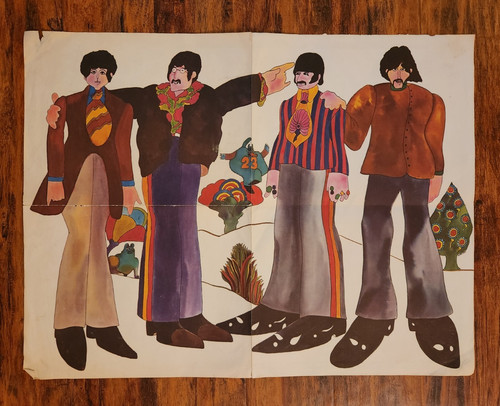 Vintage 1968 beatles yellow - vintage,