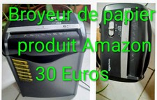  Destructeur de papiers