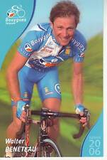 CYCLISME carte cycliste WALTER