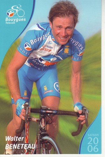 Cyclisme carte cycliste walter - cyclisme,
