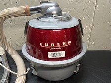 Vintage Eureka Roto-Matic Canister Vacuum, Works, CLEAN