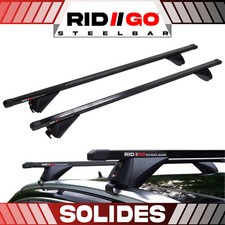 Acier Noir Barres de toit pour BMW 3er G21 Touring ab 19 Rails de toit intégrés